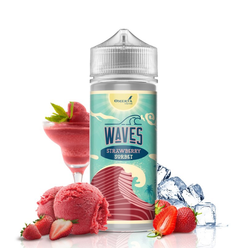 WAVES STRAWBERRY SORBET 30->120ML-5945f9